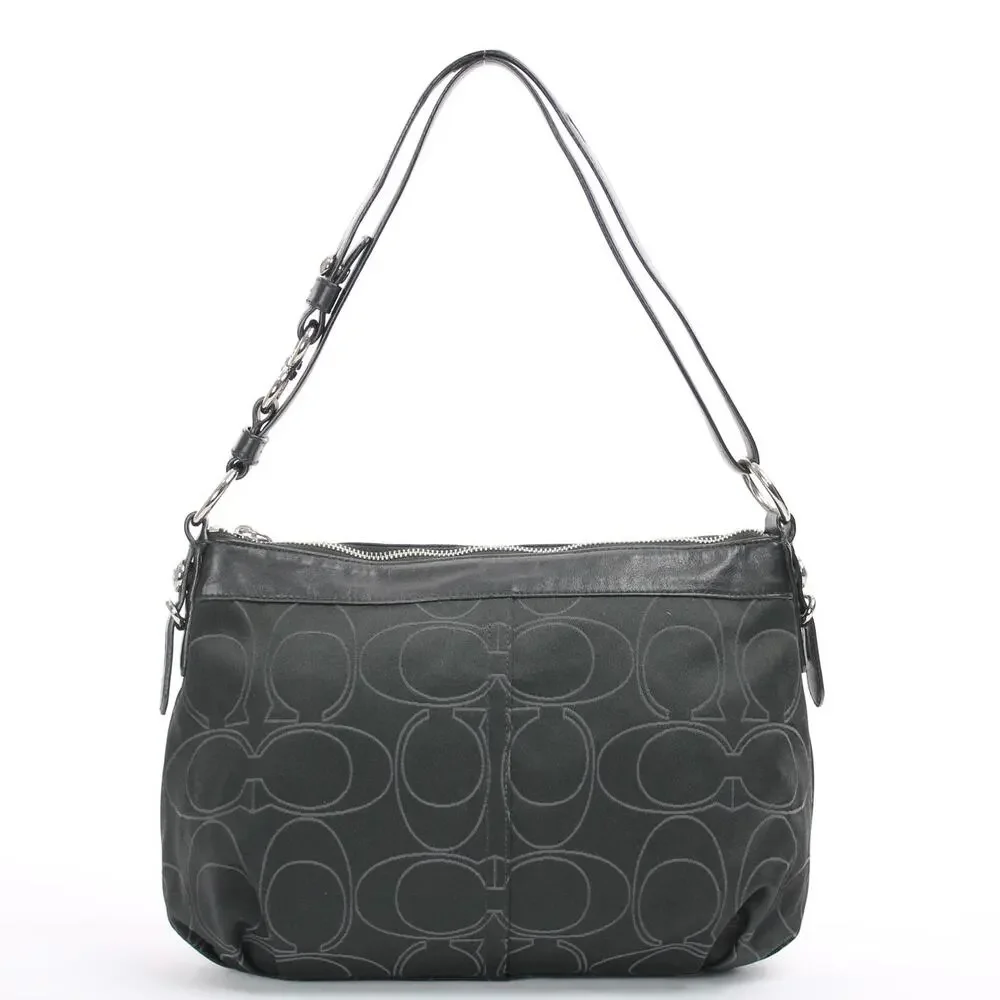 Coach Black Mia Signature Bag